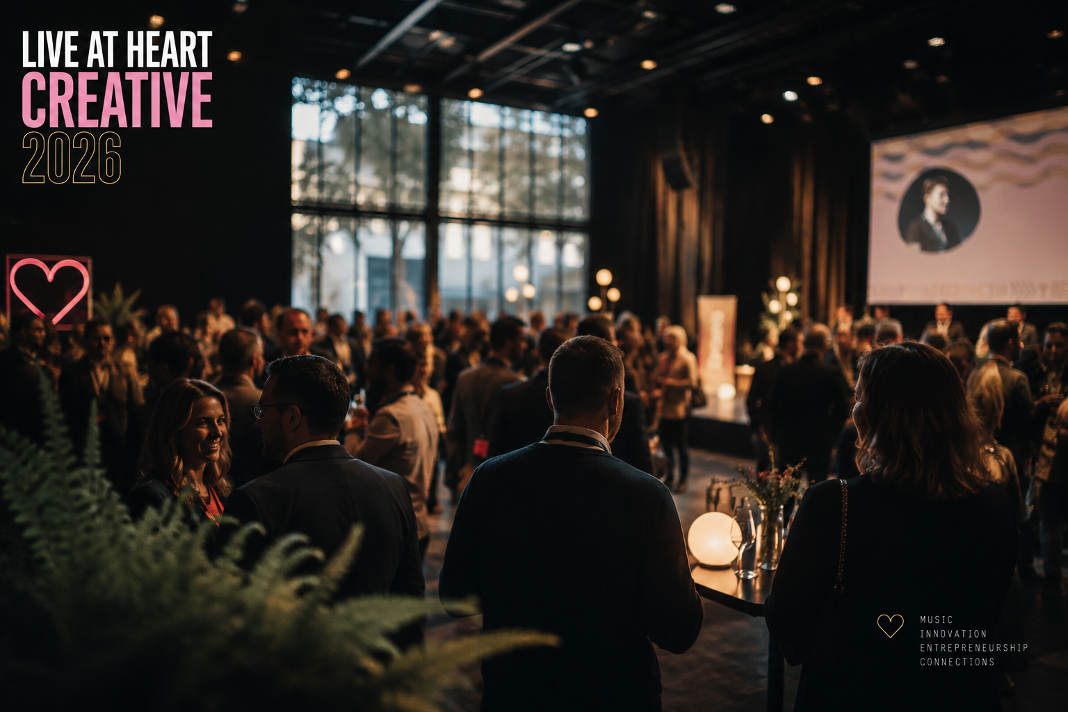 Live at Heart Creative 2026 – event för musik, innovation och entreprenörskap